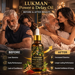 Lukman Power & Delay Oil – Herbal Performance Oil for Men | Stamina, Strength & Long Lasting Support
