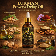Lukman Power & Delay Oil – Herbal Performance Oil for Men | Stamina, Strength & Long Lasting Support
